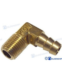 RACCORD CANNELE 90° NPT 1/4...