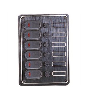 tableau électrique profilé plastique gris 4 positions