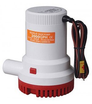 pompe de cale 12V - 7600 L/H - diam 29