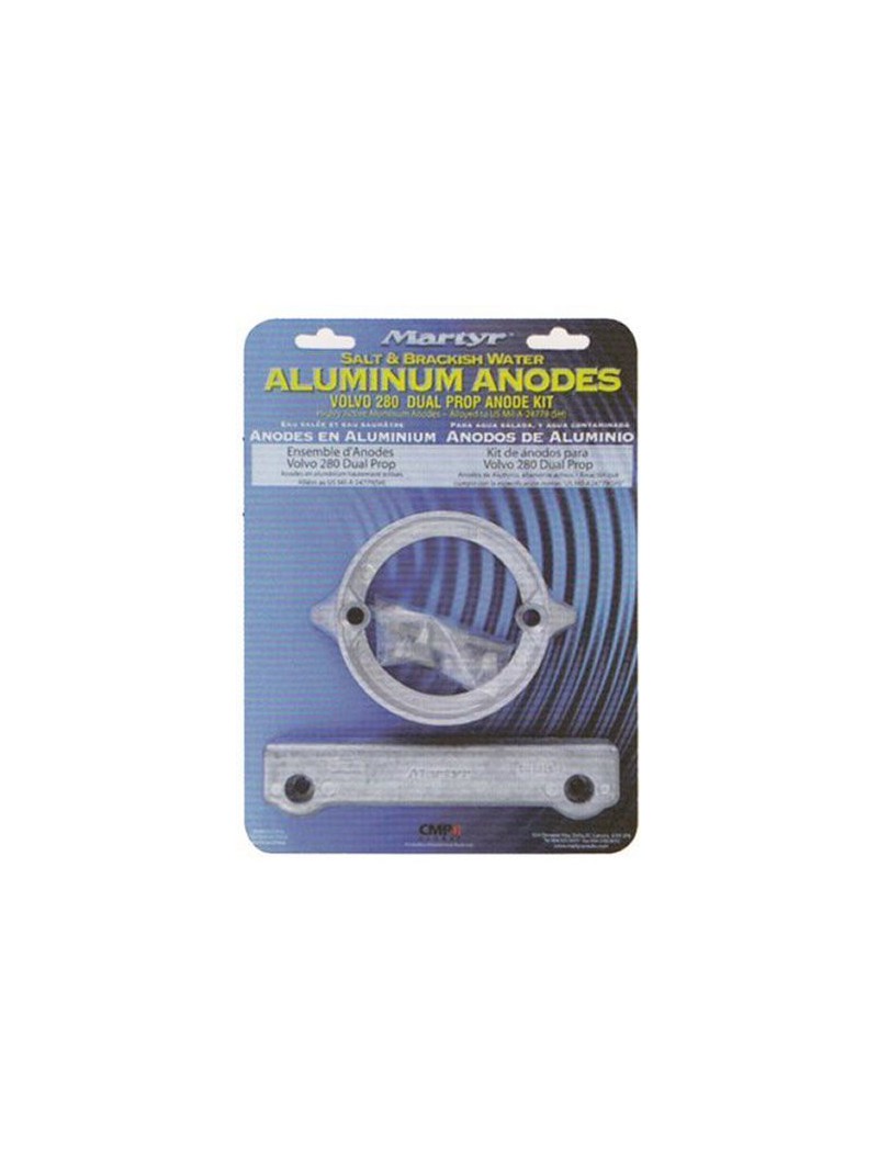 kit anodes aluminium 280DP