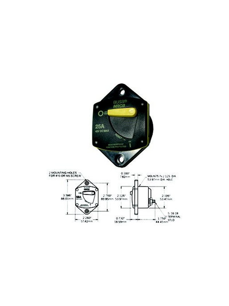 disjoncteur thermique unipolaire 70 amps