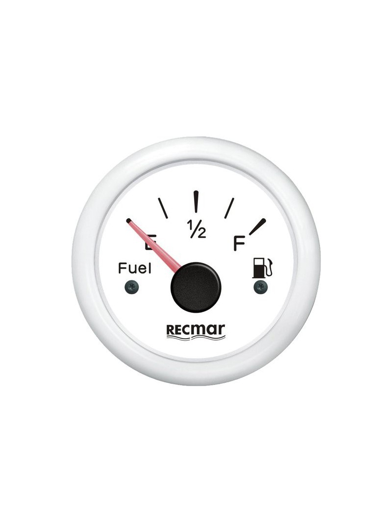 compteur carburant euro white