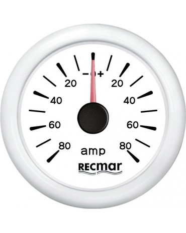 compteur ampèremètre ±80 A noir