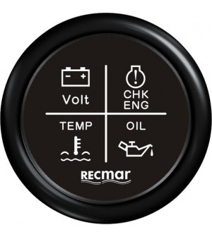 compteur multifonctions noir