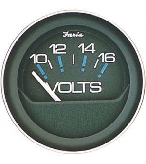 compteur voltmetre 12 volt noir