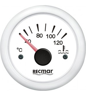 compteur température d'eau 40/120°C noir