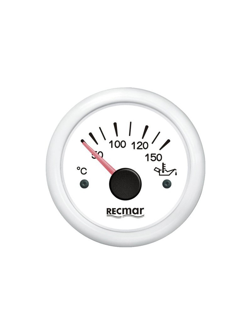 compteur de température d'huile 50/150°C noir