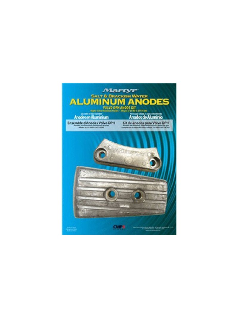 kit anode aluminium pour volvo DPH