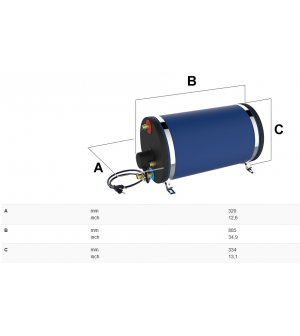 chauffe-eau emaillé 45lt 230v/1250w