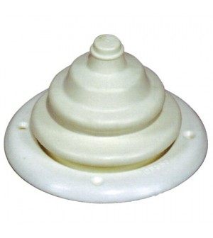 soufflet de protection de câble blanc a visser diam.105mm