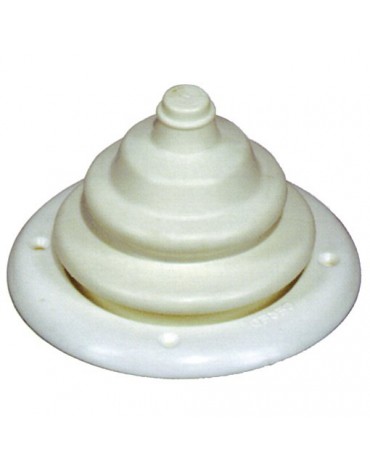 soufflet de protection de câble blanc a visser diam.105mm