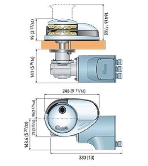 guindeau vertical prince DP3 1000w pour bateaux de 10 à 15 m