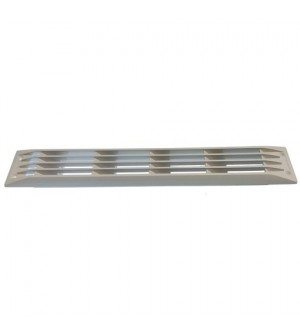 grille de ventilation blanche 446x70mm