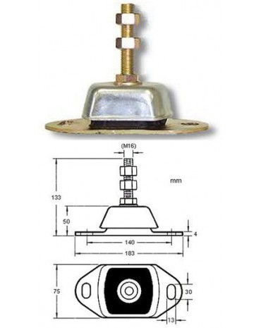 support pour moteur inbord