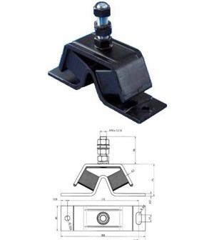 support pour moteur inbord type Yanmar