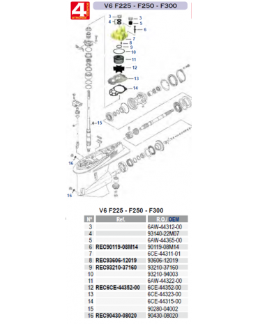 V6 F225-F250-F300