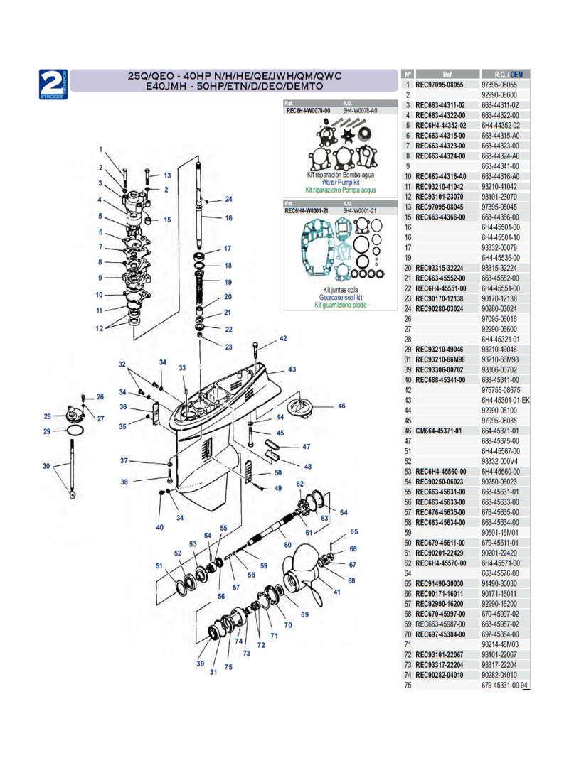 25Q/QEO-40CVN/H/HE/QE/JWH/QM/QWC-E40JMH-50CVP/ETN/D/DEO/DEMTO