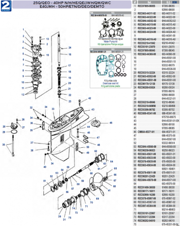 25Q/QEO-40CVN/H/HE/QE/JWH/QM/QWC-E40JMH-50CVP/ETN/D/DEO/DEMTO