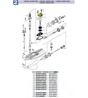 VZ200(2005-09)-VZ225(2003-09)-VZ250(2003-09)-VZ300(2004-09)