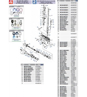 50 à 150 cv (1987 et +)(4.25"/107.95mm)diam torpedo big foot 4 temps