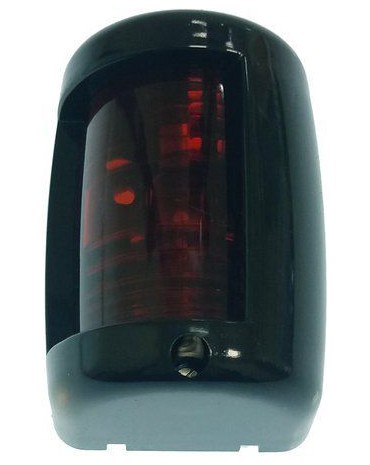 feu de navigation babord 12v noir