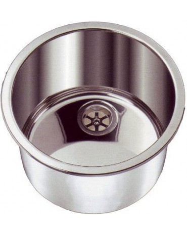 Evier inox rond diam ext 285mm